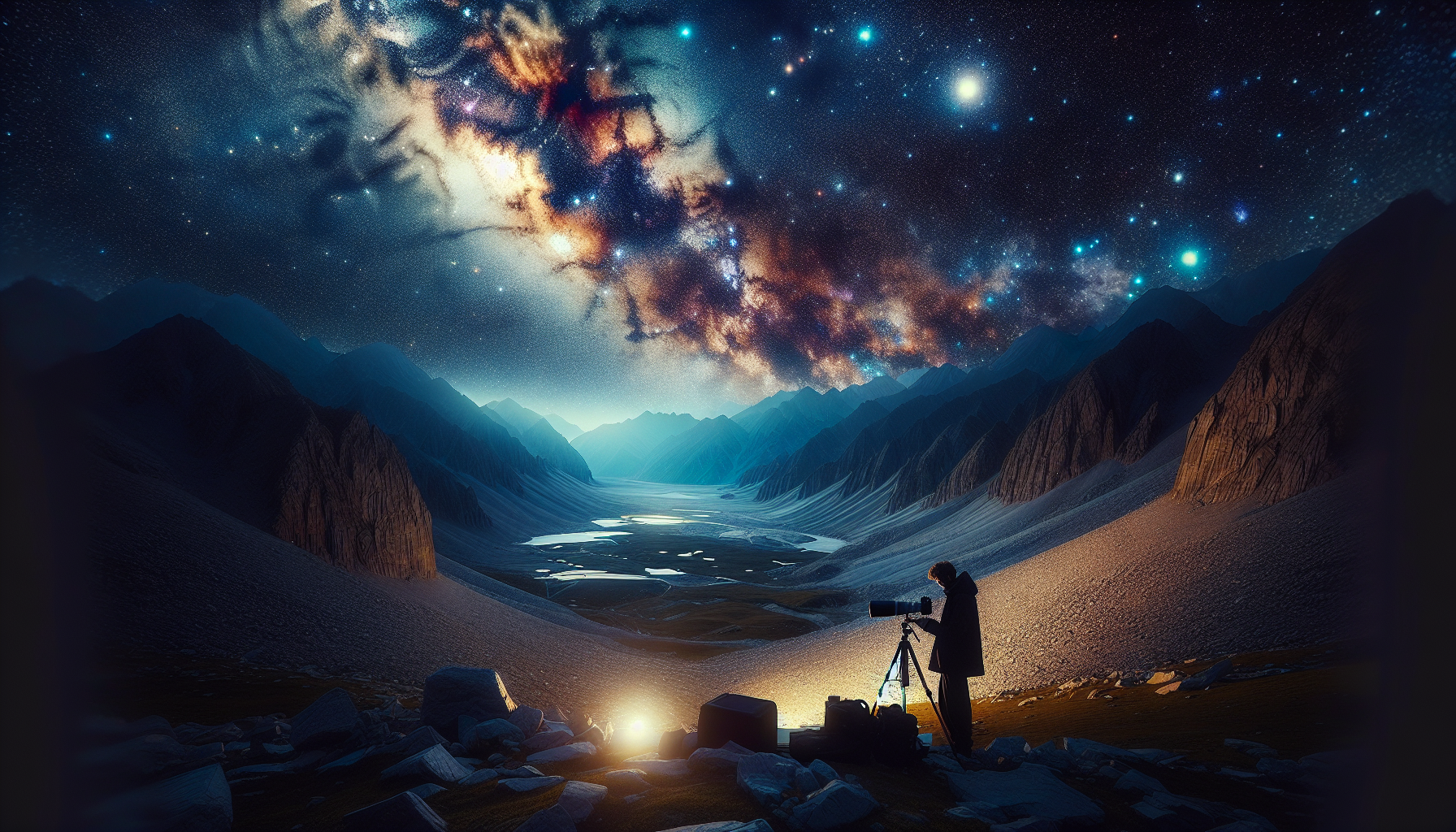 Astrophotography in Pakistan 2025: Best Locations, Tips & Gear Astrophotography in Pakistan 2025 reveals a breathtaking scene of a star-studded night sky over a renowned stargazing location, where a dedicated photographer sets up equipment, capturing the ultimate guide to the cosmos.
