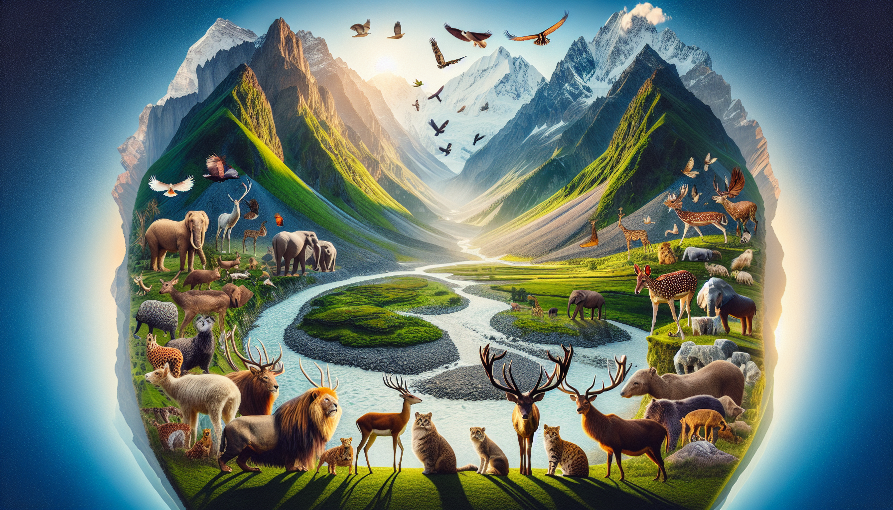 Breathtaking landscapes of Pakistan's best wildlife photography locations feature majestic mountains, lush green meadows, sparkling rivers, and diverse rare wildlife, capturing the essence of these natural wonders.