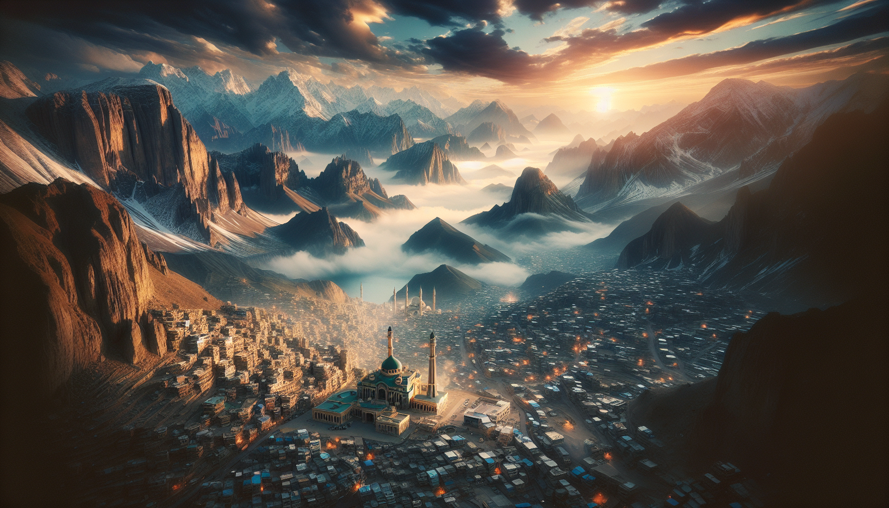 Stunning drone photography showcases Pakistan's top locations, featuring untouched mountain terrains in the north, Karachi's vibrant cityscape, Lahore's historical structures, and Balochistan's captivating beaches from an airy, high-altitude perspective.