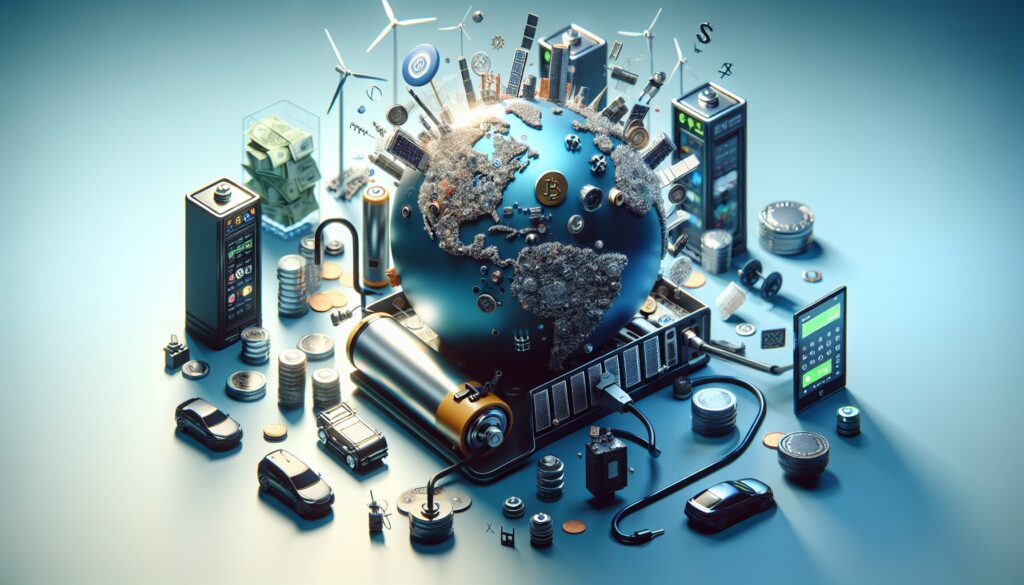 High-resolution image of dismantled EV batteries with tools and circuit diagrams, highlighting challenges and solutions in battery reuse.